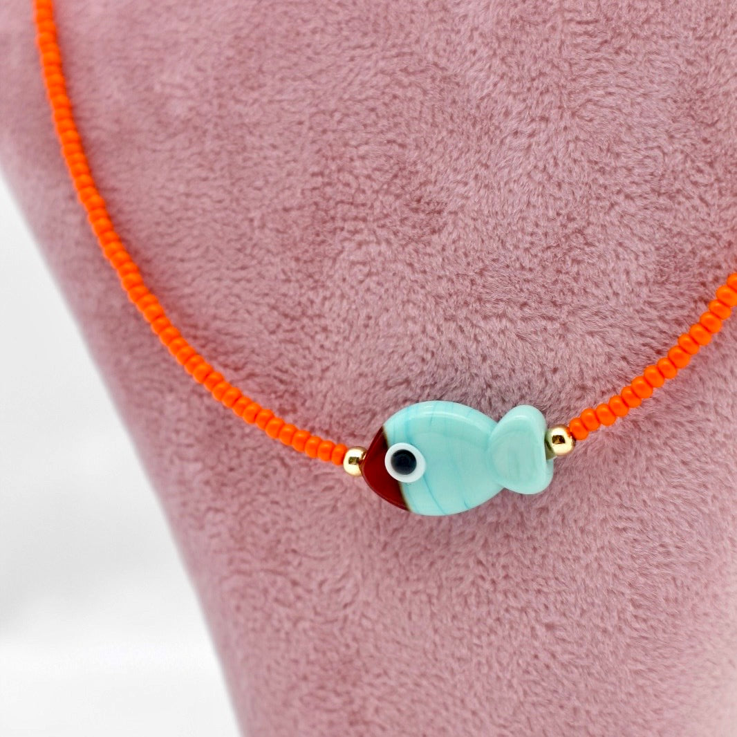 Fish Beads Necklace