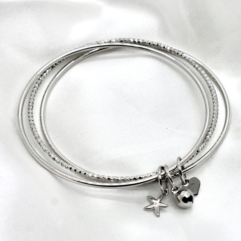 Silver Bangles