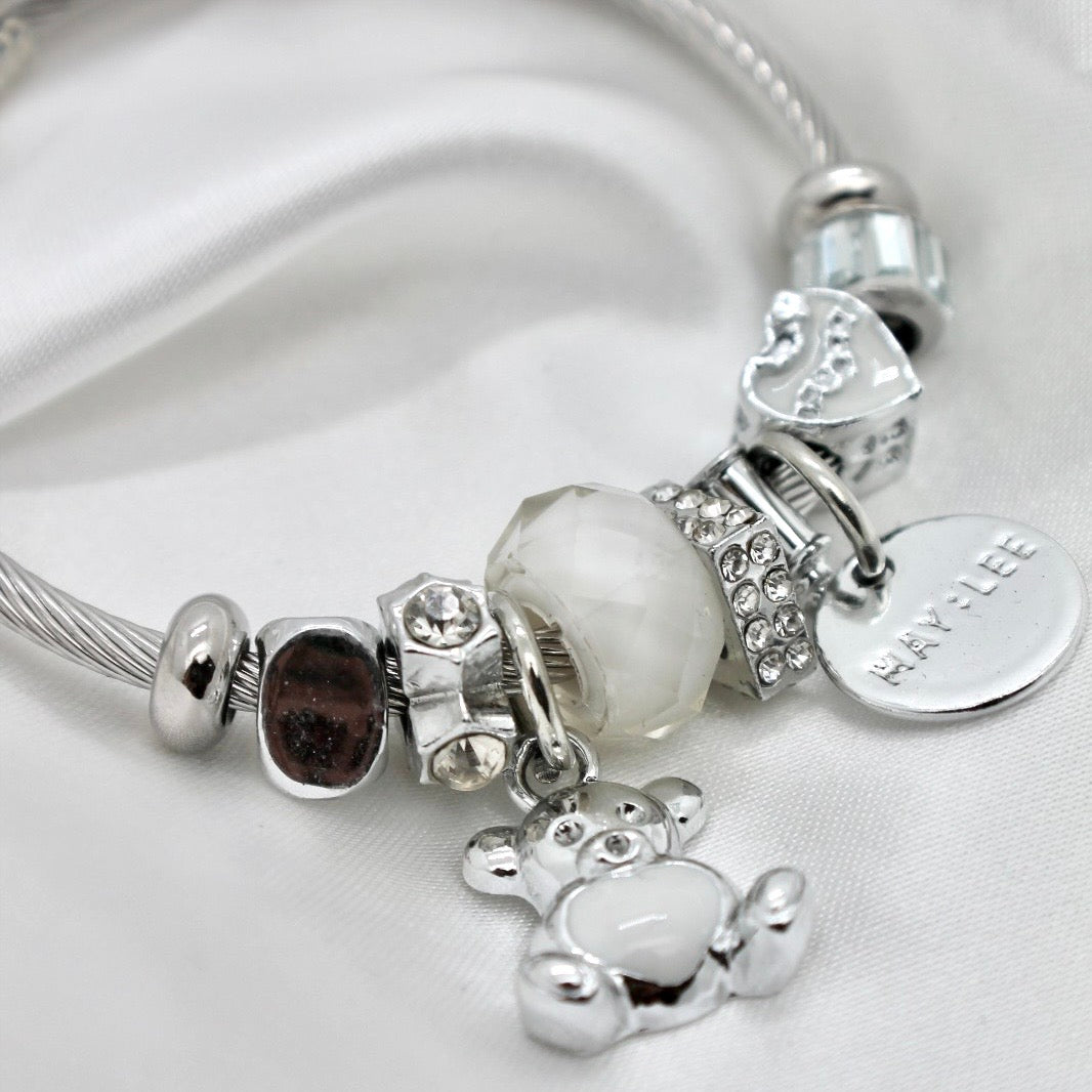 Teddy Bear Charm Bracelet