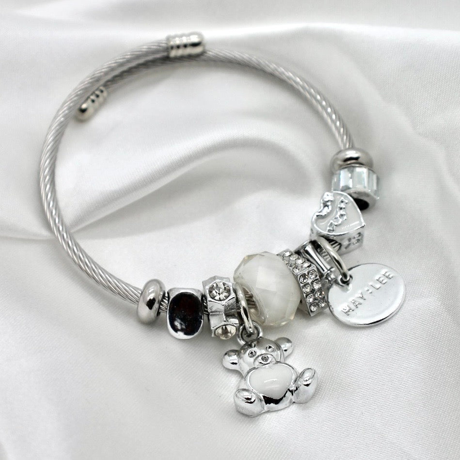 Teddy Bear Charm Bracelet