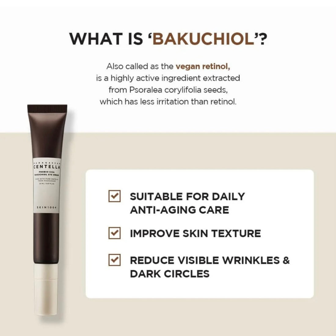 Probio-cica Bakuchiol Eye Cream