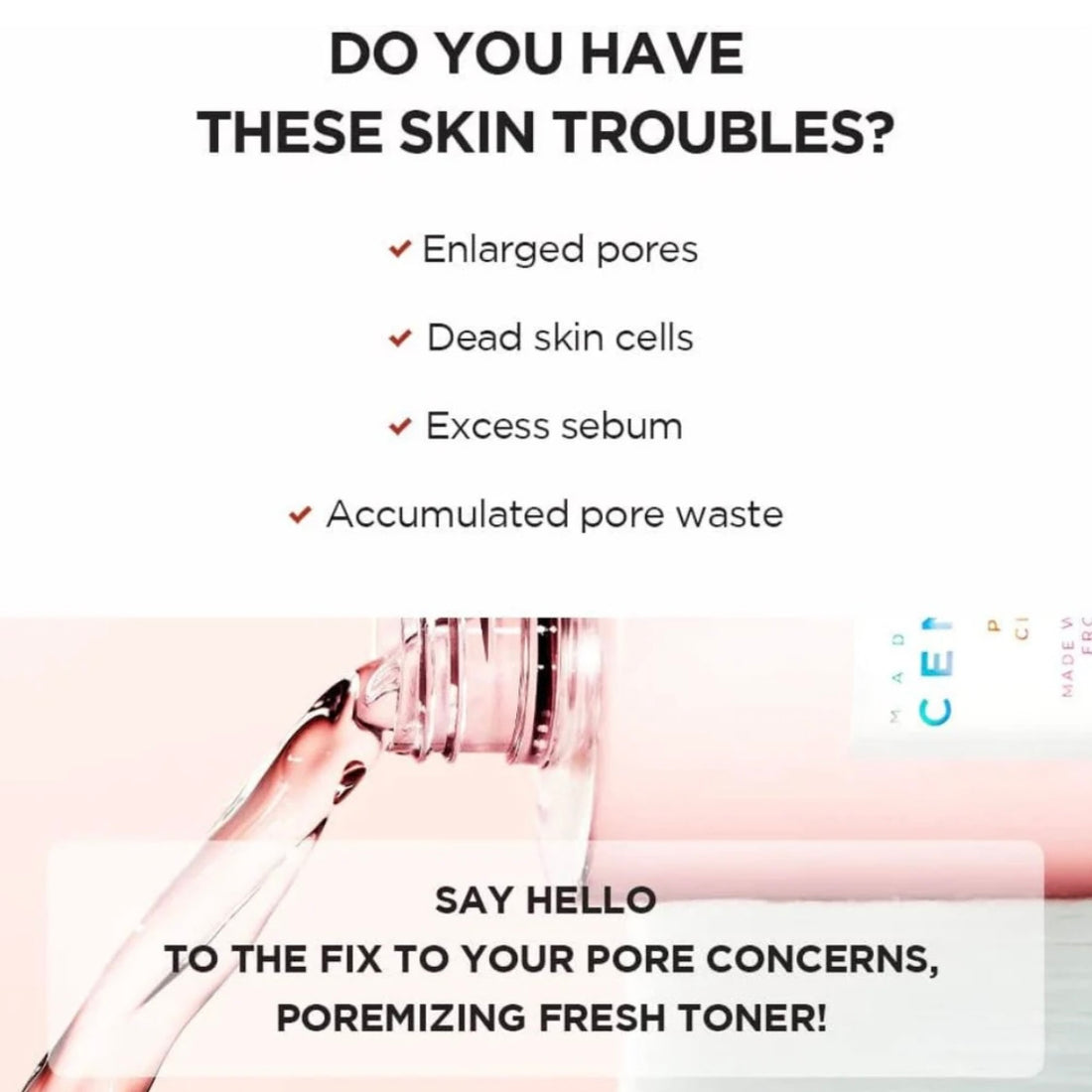 Poremizing Clear Toner