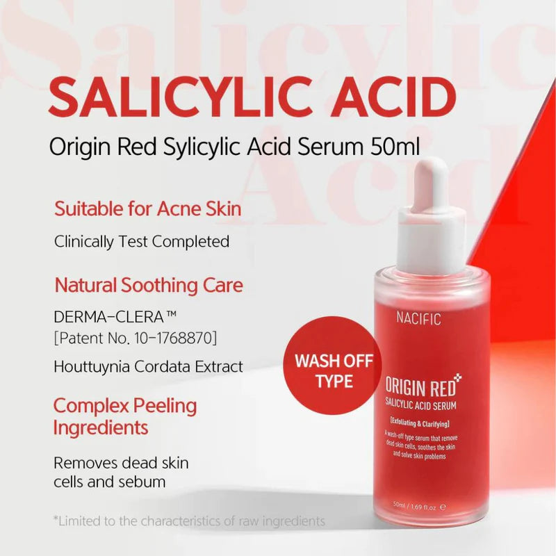 Nacific Origin Red Salicylic Acid Serum 50 mL